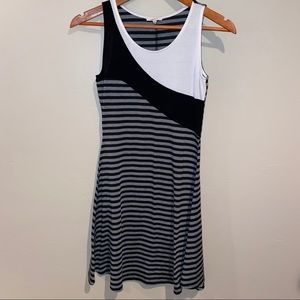 Mystree Striped Sleeveless Dress Size Small